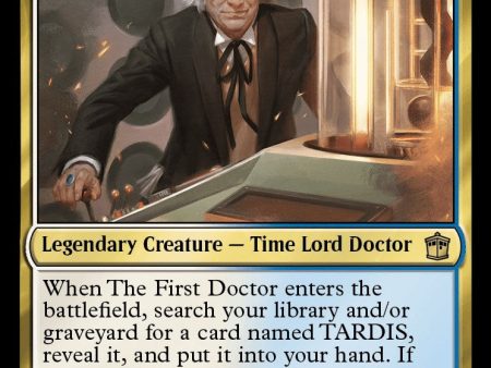 The First Doctor (Surge Foil) [Doctor Who] Hot on Sale