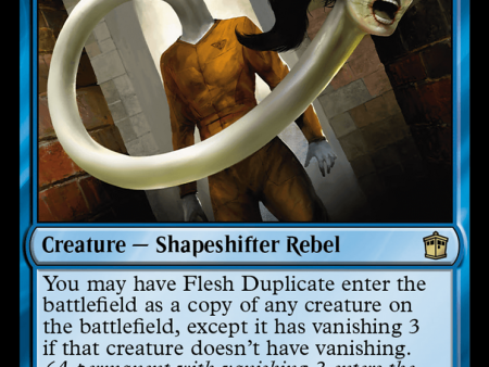 Flesh Duplicate (Surge Foil) [Doctor Who] on Sale