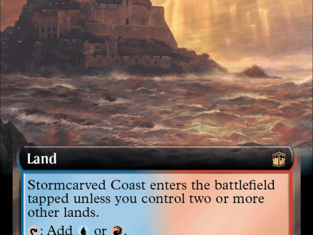 Stormcarved Coast (Extended Art) (Surge Foil) [Doctor Who] Cheap