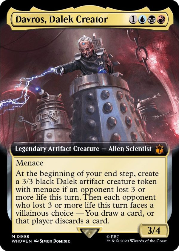 Davros, Dalek Creator (Extended Art) (Surge Foil) [Doctor Who] Sale