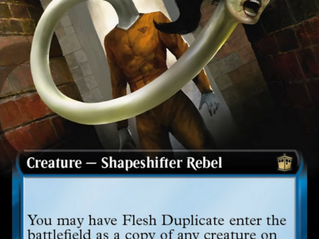 Flesh Duplicate (Extended Art) (Surge Foil) [Doctor Who] Cheap